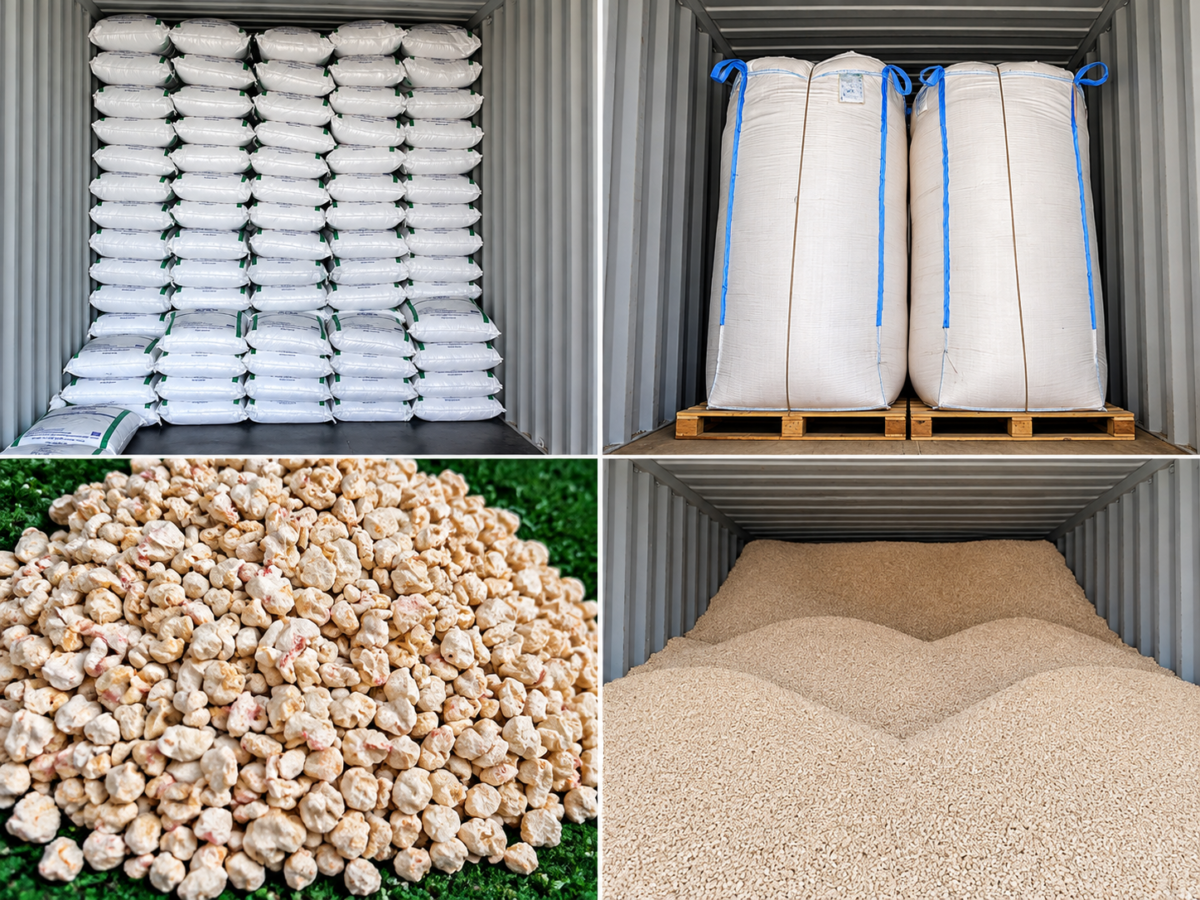 Corn cob Granules and Bulk Packaging